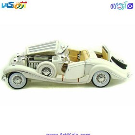 تصویر ماکت ماشین مایستو مدل Mercedes Benz 500K Type Specialroadster 1936 ا Masito Mercedes Benz 500K Type Specialroadster 1936 Toy Car Masito Mercedes Benz 500K Type Specialroadster 1936 Toy Car