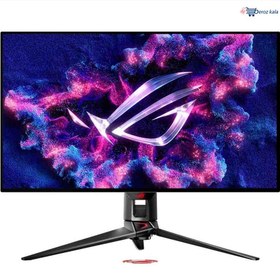 تصویر مانیتور گیمینگ 32 اینچ ایسوس مدل ROG Swift OLED PG32UCDM ASUS ROG Swift OLED PG32UCDM 32 Inch 240Hz Gaming Monitor