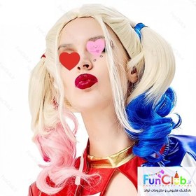 تصویر کلاه گیس مدل هارلی کوئین (Harley Quinn) 