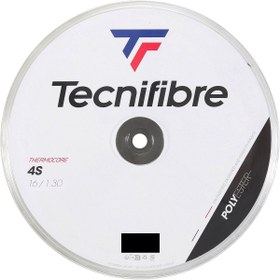 تصویر زه راکت تنیس تکنیفایبر مدل Tecnifibre 4S مشکی - رول کامل (1.30) زه تکنیفایبر