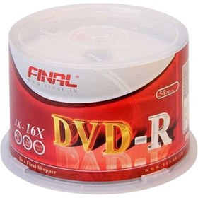 تصویر DVD خام فینال پک 50 عددی 