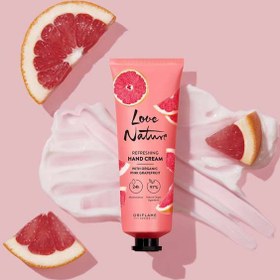 تصویر کرم دست طراوت بخش با عصاره گریپ فروت ارگانیک Refreshing Hand Cream with Organic Pink Grapefruit