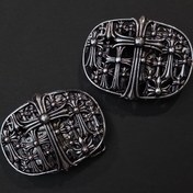 تصویر سگک کمربند کروم هارتز - صلیب 