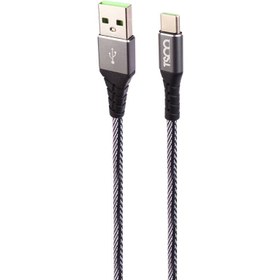 تصویر کابل تایپ سی تسکو مدل TCC71N طول 1 متر TSCO TCC71N 3A 1m Type-C Cable