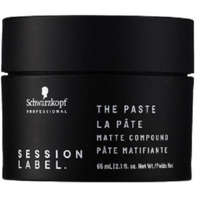 تصویر Session Label The Mud L'argile Hair Styling Vegan Paste Wax 65 ml مردانه | شوارتسکوف Schwarzkopf ZO101004200 