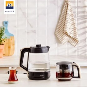 تصویر چایساز شیشه ای کاراجا karaca glass tea maker