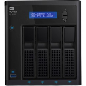 تصویر ذخیره ساز تحت شبکه وسترن دیجیتال مدل My Cloud DL4100 WDBNEZ0160KBK-EESN 4-Bay ظرفیت 16 ترابایت 