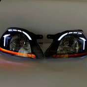 تصویر چراغ جلو ریو اسپورت طرح چکشی 