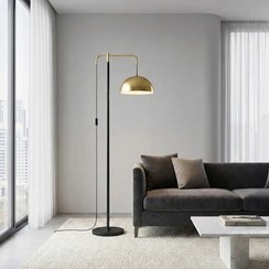 تصویر آباژور کنار سالنی ایستاده طرح ایکیا مدل Dome Shade 