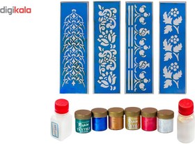 تصویر ست نقاشی روی پارچه الف با کد 120 ا Alef Ba 120 Fabric Painting Set Alef Ba 120 Fabric Painting Set