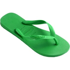 تصویر Havaianas دمپایی زن سبز برگ بالا 