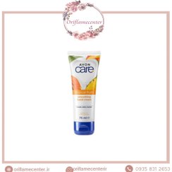 تصویر کرم دست مرطوب کننده و آبرسان آناناس، انبه و پاپایا اون 21172 Avon Care Smoothing Tropical Fruits Hand Cream 75ml