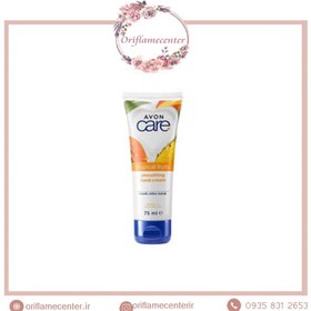 تصویر کرم دست مرطوب کننده و آبرسان آناناس، انبه و پاپایا اون 21172 Avon Care Smoothing Tropical Fruits Hand Cream 75ml