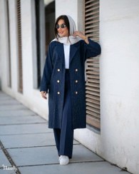 تصویر مانتو دیپلمات زنانه شانتون سایز ۳۶ 