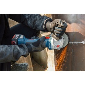 تصویر مینی سنگ شارژی 18 ولت بوش مدل GWS 180 LI Bosch GWS 180 LI Cordless Angle Grinder