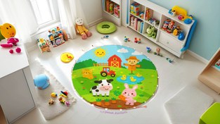 تصویر زیرانداز ضدآب اسباب بازی و غذای کودک zb89aa2 zb89aa2