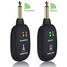 تصویر وایرلس گیتار فرستنده گیرنده لکاتو Wireless lekato A8-1