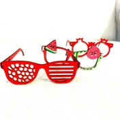 تصویر عینک چوبی یلدا مدل انار 