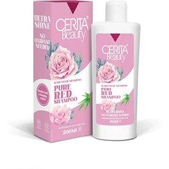 تصویر شامپو رنگساژ سریتا Hair color shampoo (PURE RED SHAMPOO)