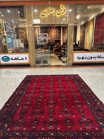 تصویر فرش دستباف 6متری آنتیک تمام پشم نقش گلدانی با رنگ گیاهی کد0500238 Handmade 6m Antique rug,All wool,The pot design,Organic dyes,Code 0500238