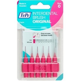 تصویر مسواک بین دندانی اورجینال تپه سایز 0 TEPE Interdental Brush (0)