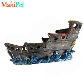 تصویر دکوری کشتی آکواریوم کد Ship1 