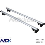 تصویر باربند گیره ای برند رافیک طرح توله سوئد مناسب تمام خودروهای روف ریل دار Girei Rafik Car Rack