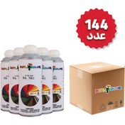 تصویر اسپری رنگ خاكستری نقره ای دوپلی کالر مدل 7001 Ral حجم 400 میلی لیتر مجموعه 144 عددی 