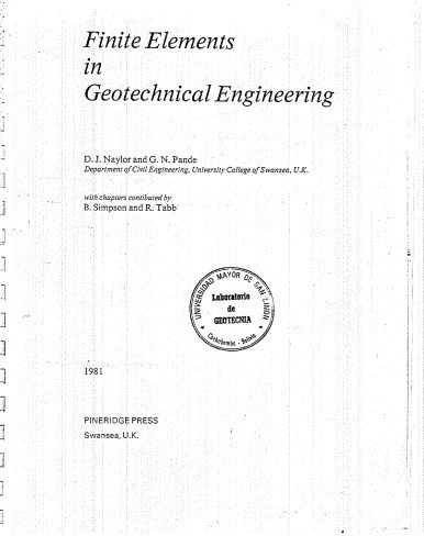 خرید و قیمت دانلود کتاب Finite elements in geotechnical engineering ...