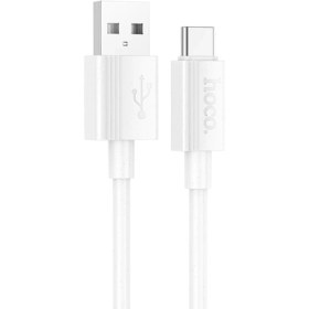 تصویر کابل شارژ USB به Type-c به طول 1 متر 3A از برند هوکو مدل Hoco X107 (100% اورجینال) 