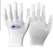 تصویر دستکش انتی استاتیک سفید (PU) Pu gloves