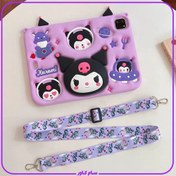 تصویر قاب تبلت سامسونگ مدل T225 طرح کرومی با پاپ سوکت 