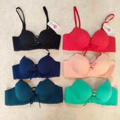 تصویر سوتین تک پوش اپ جلو بندی 