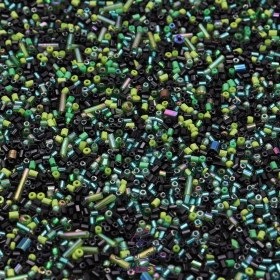 تصویر نگین لواشکی مشکی سبز کد 11 