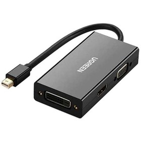 تصویر مبدل mini DisplayPort به HDMI/VGA/DVI یوگرین MD114 UGREEN MD114 20422 mini DisplayPort to HDMI/VGA/DVI Adapter