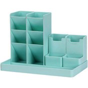 تصویر استند لوازم اداری رومیزی مدل 13 خانه 