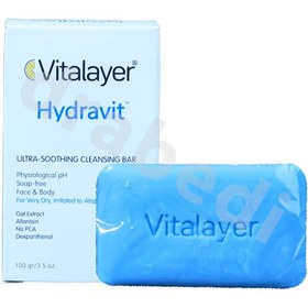 تصویر پن ویتالیر مدل هیدراویت مناسب برای پوست خشک و حساس ا Hydravit Ultra Soothing Cleansing Bar Hydravit Ultra Soothing Cleansing Bar