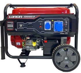 تصویر موتور برق صنعتی 10000 لانسین به همراه دستگاه جوش اینورتری inverter welding generator 10000