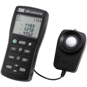 تصویر کلوین متر و رنگ سنج نور مدل TES-136 CHROMA METER TES-136