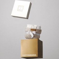 تصویر COTTONMANIA Cotto N Mania Gray حوله سفید ماتر 202 خاکستری روشن 