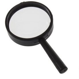 تصویر ذره بین 60 میلی متری Glass ا Glass 60mm magnifying Glass 60mm magnifying