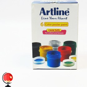 تصویر گواش 6 رنگ آرت لاین 