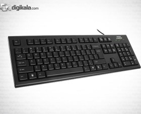 تصویر کیبورد A4tech KR-85 A4Tech KR-85 USB Keyboard