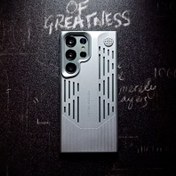 تصویر قاب خنک‌کننده مات سامسونگ S24 اولترا (Aroma Skeleton) 