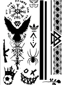 تصویر یک اسپری تتو و ۳۰۰طرح مردانه Zarkhal spry