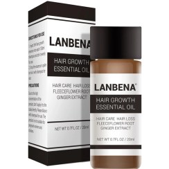 تصویر روغن تقویت کننده مو Lanbena مدل ESSENCE GROWTH 