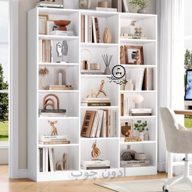 تصویر کتابخانه مدل کیوان اُدون چوب 