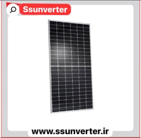 تصویر پنل خورشیدی ۵۵۰ وات دو طرفه مونو کریستال Double sided mono crystal solar panel 550 W