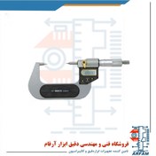 تصویر میکرومتر دیجیتال سوزنی آسیمتو خارج سنج 50-25 ضد آب مدل 0-02-126 Asimeto Digital Point Micrometer 126-02-0