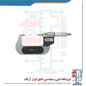 تصویر میکرومتر دیجیتال سوزنی آسیمتو خارج سنج 50-25 ضد آب مدل 0-02-126 Asimeto Digital Point Micrometer 126-02-0